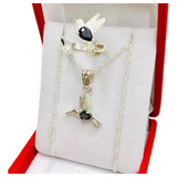 Conjunto Anillo Dije Colibri Con Piedra Ideal Regalo Kit 041