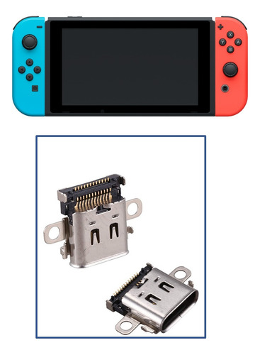 Conector Carga Usb Tipo C Nintendo Switch V1 V2