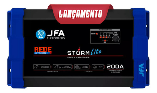 Fonte Automotiva Jfa Storm Lite 200a Bivolt Carregador