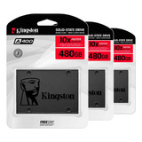 Kit 3 Disco Sólido Ssd Interno Kingston Sa400s37/480g 480gb