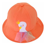 Gorro Pescador Importado Cisne 50-54 Cms   Niñas 2 A 6 Años