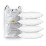 Almohada 4 Pack Good Night® Hotel Basic King Size Semi-firme Color Blanco