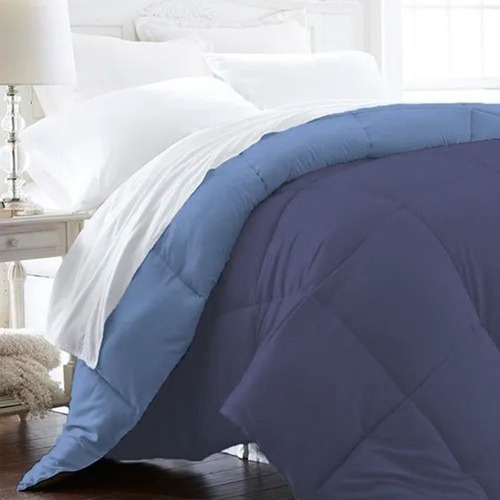 Edredon Queen Size Acolchado Con Efecto Duvet Liso