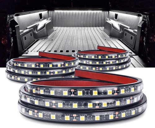 Kit 3 Luces Led Blanca Auto Camioneta Switch Impermeable P&p