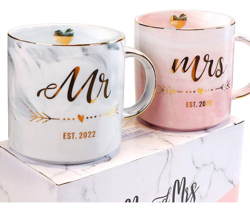 Regalos De Boda Para Parejas Casadas 2022 - Mr And Mrs Est 2