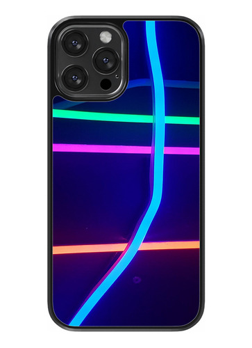 Funda Diseño Para Xiaomi Color Color Neon Azul #10