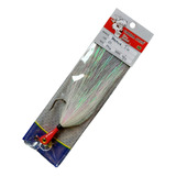 Isca Banana Jig De Bucktail Natural 14g Anzol 4/0 