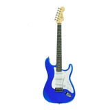 Guitarra Eléctrica Deviser L-g1 Azul Con Funda Stratocaster
