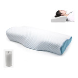  Almohada Ortopedica Memory Gel Ajustable Suave Cómoda Fibra