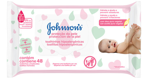 Toallitas Húmedas Johnson's Baby Extra Cuidado 48 Johnson's