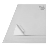 Papel Adesivo Branco Fosco A4 (texturizado) 25 Folhas