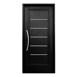 Puerta Nexo Semipremium Negra 1t Derecha 85cm S100 Color Negro