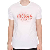 Exclusiva Polera Hugo Boss, White Orange 