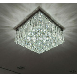 Lustre Cristal K9 Alto Brilho P/ Sala, Quarto, Lavabo 25x25