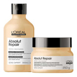 Shampoo 300ml + Máscara 250g Loreal Absolut Repair