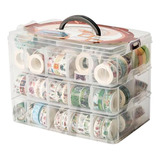 Organizador De Cajas De Cinta Washi, Contenedor De Sepa...