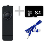 Kit Mp3 Player Usb+ Fone De Ouvido + Cartao De Memória 8gb