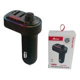 Adaptador Para Carro Bluetooth Player Wireless Mp3 7 Colores