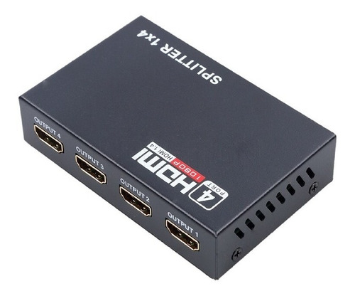 Splitter Hdmi 1x4 Full Hd 4k Y 2k Uhd Clonar Pantallas