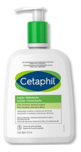 Cetaphil Loção Hidratante 473ml Corpo Rosto Pele Normal