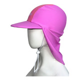 Gorro Fucsia Protección Solar Niños