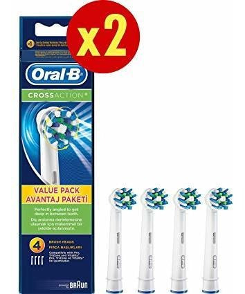 Braun Oral-b Crossaction 3-en-1 Cepillo De Dientes Jefes De 