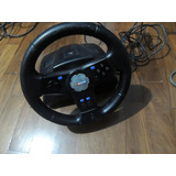 Volante Logitech Nascar Racing Wheel Ps2 Usado Sem Pedal