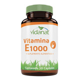 Suplemento En Comprimidos Vidanat Vitamina E 1000 Minerales/vitaminas En Botella 30 Un