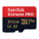 Cartão De Memória 512gb Micro Sd/xc Extreme Pro Sandisk 