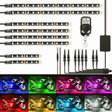 Nilight Kit De 8 Luces Led Rgb Para Motocicleta,