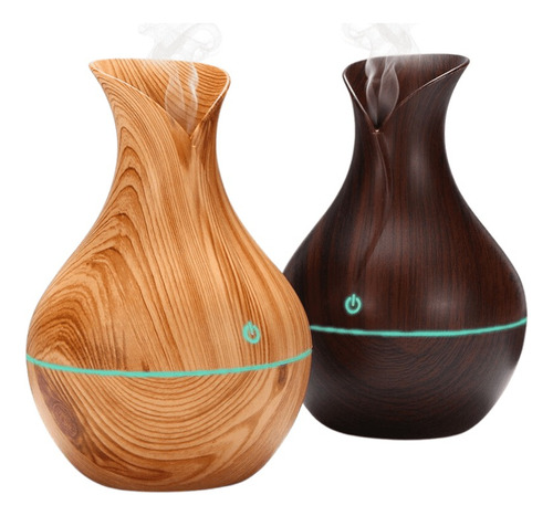 Humidificador Aromaterapia 130ml Madera Bamboo Chocolate