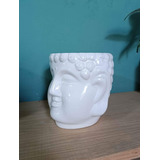 Maceta Porcelana Minimalista De Buda 
