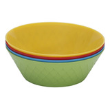 Bowl Plástico Colores 500 Ml 4 Unidades Casa Bonita