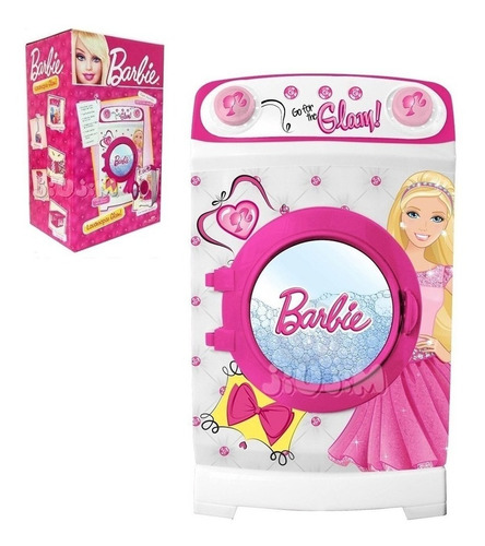 Lavarropas Barbie Edicion Original Tv Con Accesorios Lelab