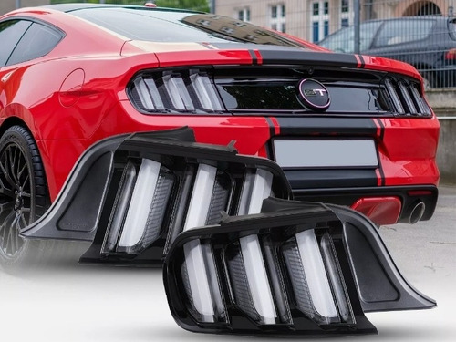 Faros Traseros Led Compatible Con Marca Ford Mustang Optica  Foto 3