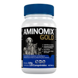 Aminomix Gold 120 Comp. Vetnil - Suplemento P/ Cães E Gatos