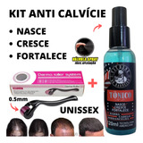 Tônico + Rolo Micro Agulha Kit Unissex Nasce Cresce Cabelo!!