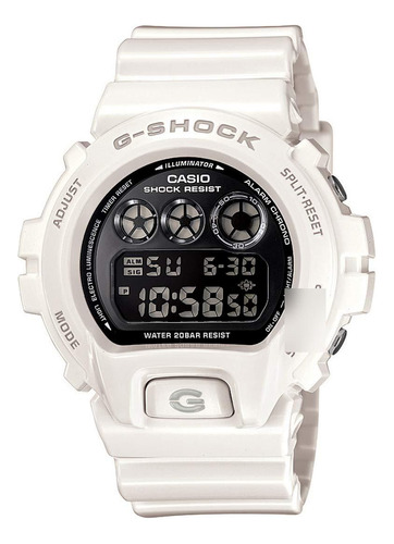 Reloj Digital Para Hombre Casio G Shock Dw6900nb 7 Blanco