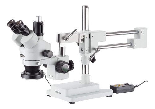 Amscope Sm-4tz-144a Microscopio Trinocular Profesional Con Y