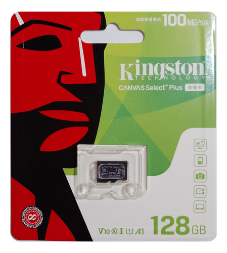 Memoria Sd Kingston Canvas Select Plus 128 Gb