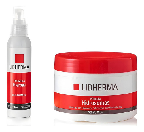 Kit Gel Hidratante Hidrosomas + Loción De Hierbas Lidherma