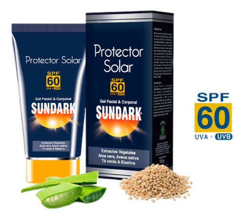 Protector Solar Sundark 60 120g - g a $442