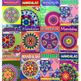 Lote Por 35 Libros Para Pintar Mandalas Antiestres