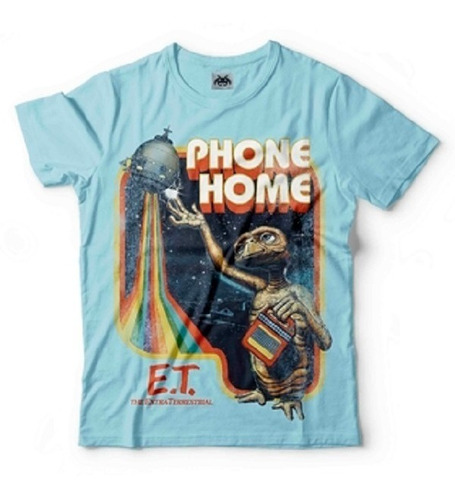 Remera Et El Extraterrestre Retro Serigrafia Algodon Peinado