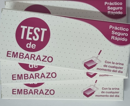 Test De Embarazo Practico Seguro Y Rapido Pack X 10 Unidades