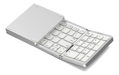 Teclado Plegable, Teclado Inalámbrico Recargable Por Usb Par