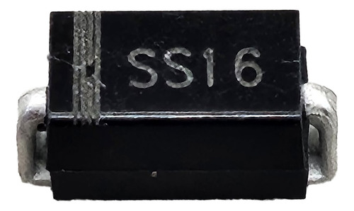 Ss16 Diodo Schottky 60v 1a (10 Piezas)