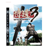 Way Of The Samurai 3 Ps3 Raro Jogo Japonês