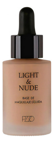 Base De Maquillaje Líquida Light & Nude 27 Ml Pzzo