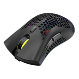 Mouse Gamer Inalámbrico Recargable K-snake  Bm600 Black